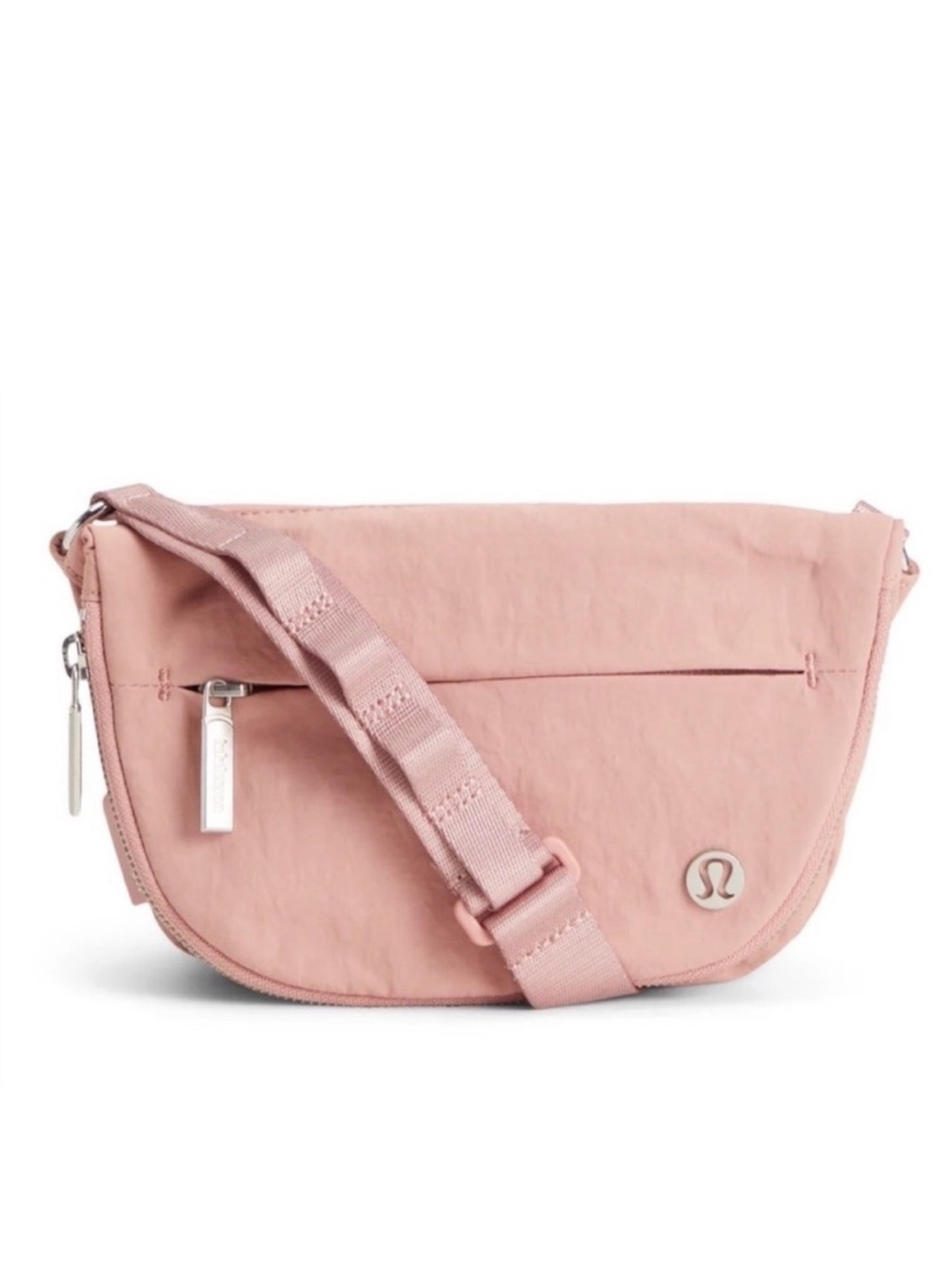 lululemon Athletica Pink Crossbody All Night Festival Bag Adjustable Strap